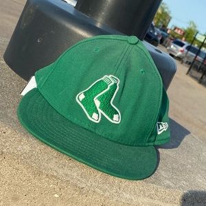 Rare Green “Red Sox” Baseball Team Hat Cap OS